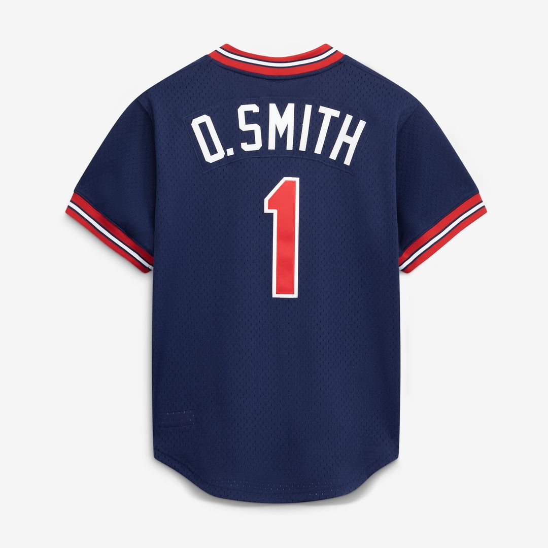 Men's St. Louis Cardinals Ozzie Smith Scarlet Batting Practice MLB Baseball Jersey - view 17