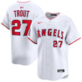 Men's Los Angeles Angels Mike Trout White Home Limited MLB Baseball Jersey - view 1