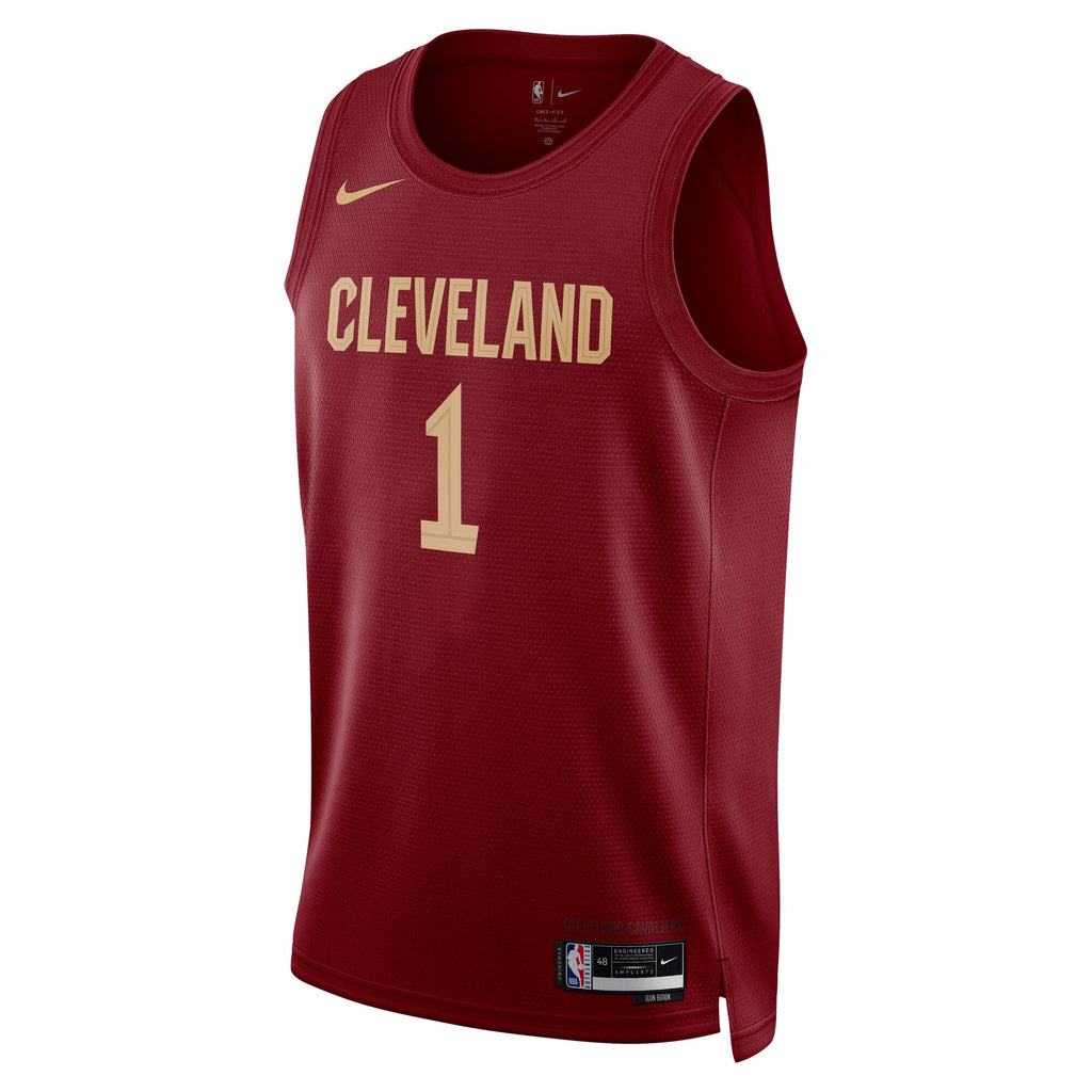Unisex Max Strus Cleveland Cavaliers Icon Edition Swingman NBA Basketball Jersey - Maroon - view 3