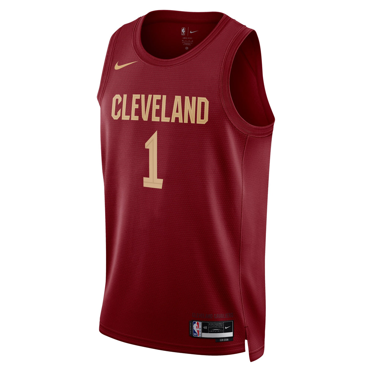Unisex Max Strus Cleveland Cavaliers Icon Edition Swingman NBA Basketball Jersey - Maroon - view 3