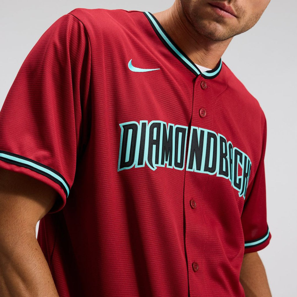 Men's Arizona Diamondbacks Corbin Carroll Crimson Alternate 2 Replica MLB Baseball Jersey - view 24