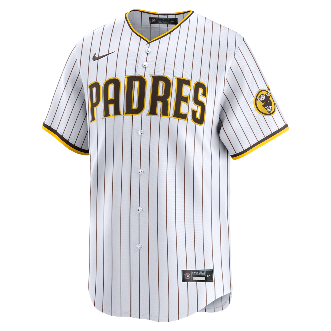 Men's San Diego Padres Fernando Tatis Jr. White Home Limited MLB Baseball Jersey - view 6