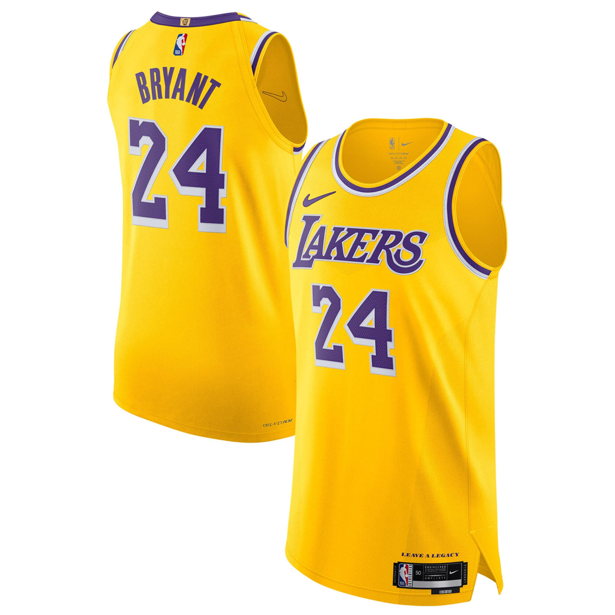 Unisex Los Angeles Lakers Icon Kobe Bryant NBA Basketball Jersey - view 2