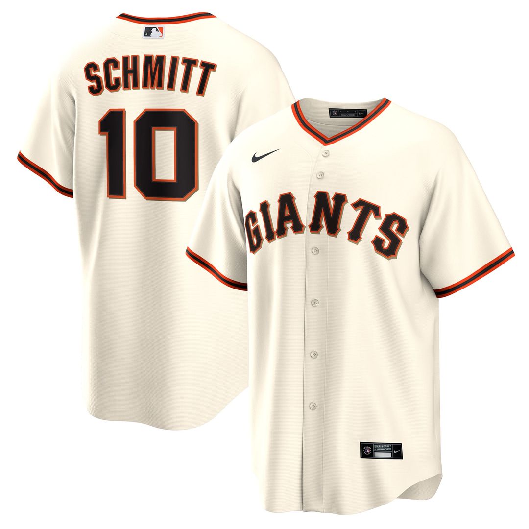 Men's San Francisco Giants Casey Schmitt Cream Home Replica MLB Baseball Jersey - view 1
