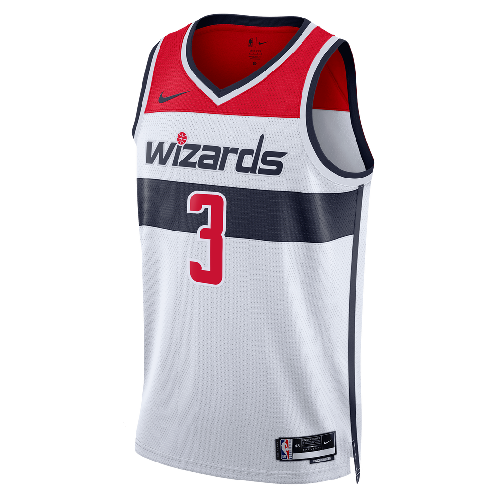Unisex Trae Young Washington Wizards Association Edition Swingman NBA Basketball Jersey - White - view 3