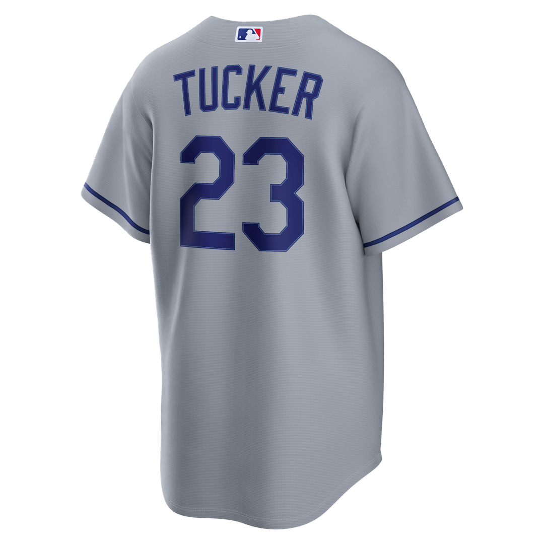 Men's Los Angeles Dodgers Kyle Tucker Gray Road Replica MLB Baseball Jersey - view 3