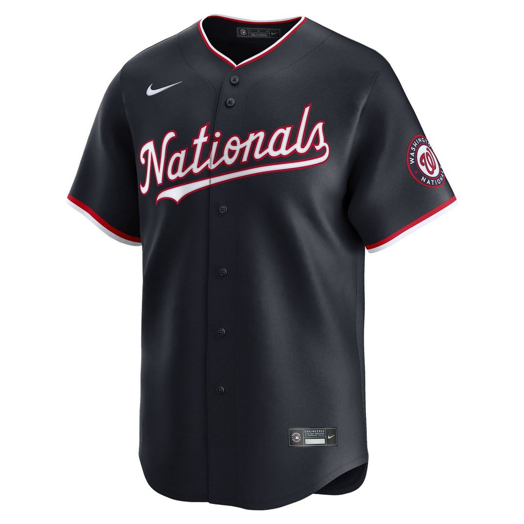 Men's Washington Nationals Dylan Crews Navy Alternate Limited MLB Baseball Jersey - view 5