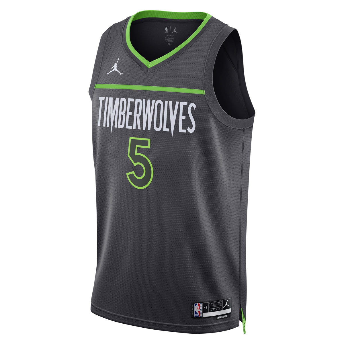 Unisex Anthony Edwards Minnesota Timberwolves Statement Edition Swingman NBA Basketball Jersey - Gray - view 3