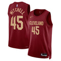 Unisex Donovan Mitchell Cleveland Cavaliers Icon Edition Swingman NBA Basketball Jersey - Maroon - view 1