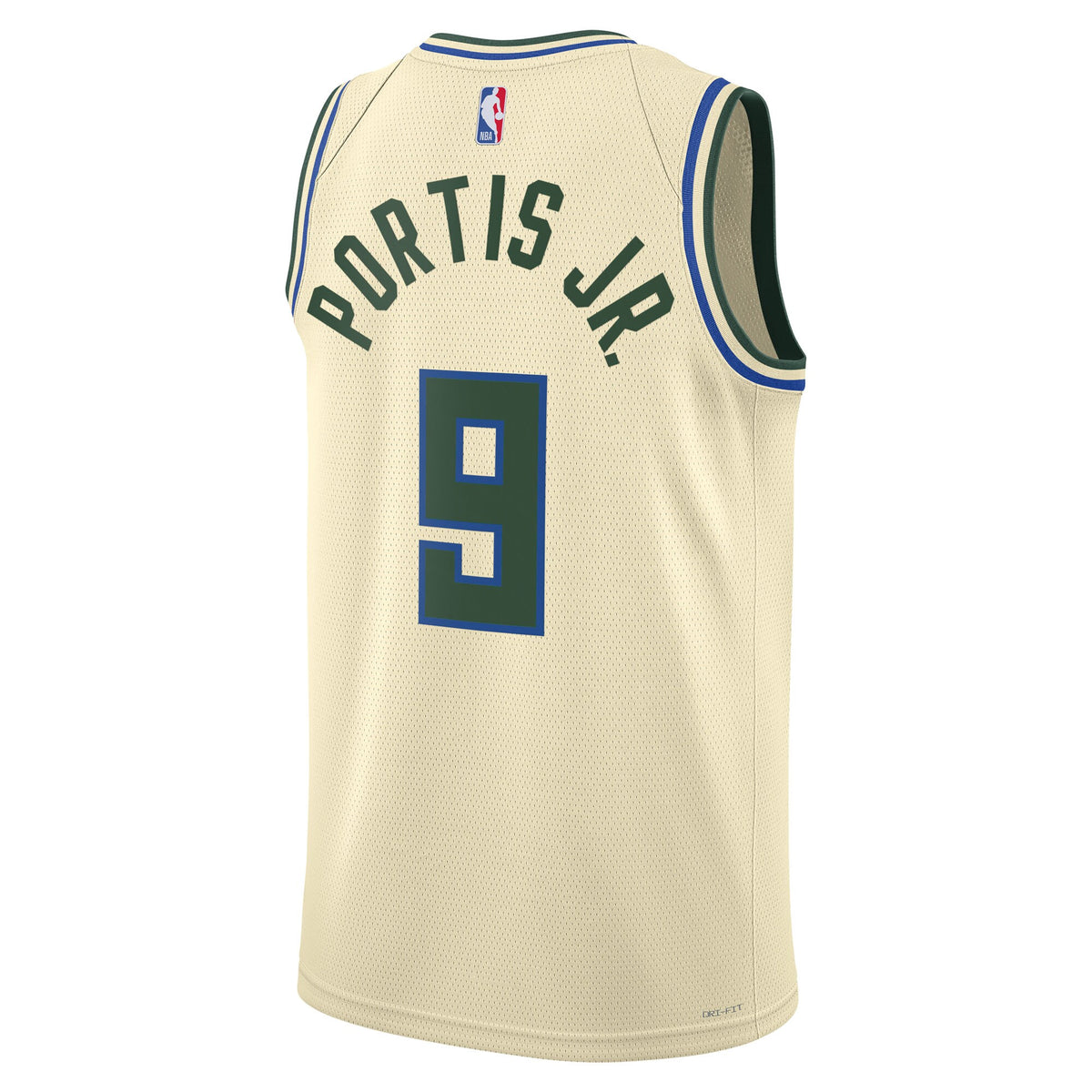 Unisex Bobby Portis Milwaukee Bucks 2025/26 City Edition Swingman NBA Basketball Jersey - Cream - view 4