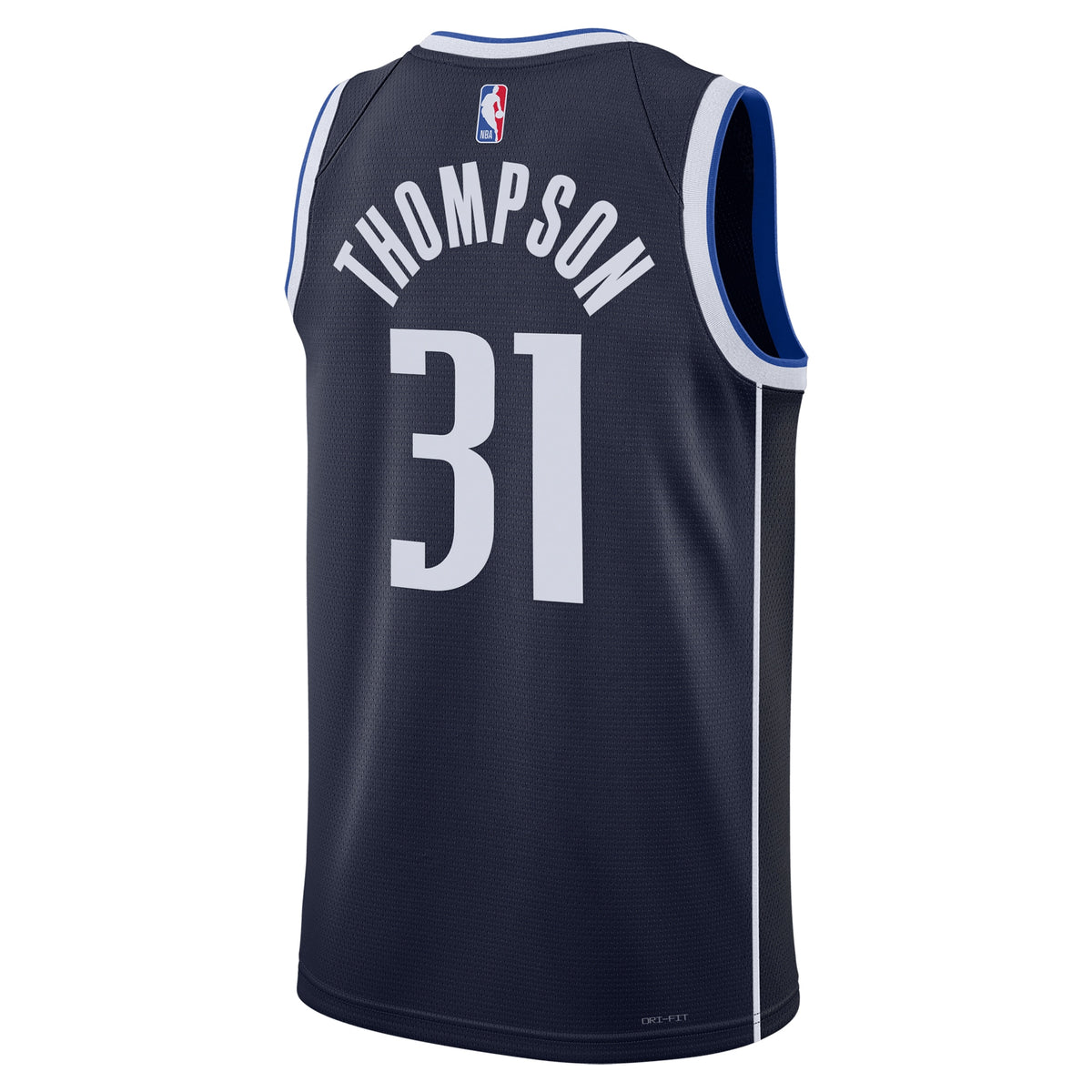 Unisex Klay Thompson Dallas Mavericks Statement Edition Swingman NBA Basketball Jersey - Navy - view 4