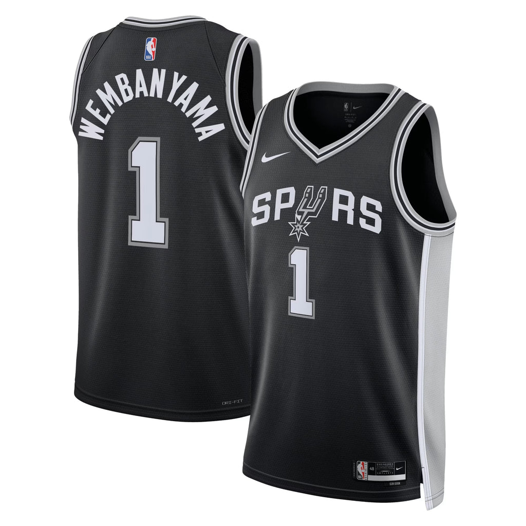 Men's San Antonio Spurs Icon Swingman NBA Basketball Jersey - Victor Wembanyama - view 1