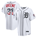 Men's 2026 All-Star Edition Stars & Stripes Men's Detroit Tigers Riley Greene White Stadium MLB Baseball Jersey - view 1