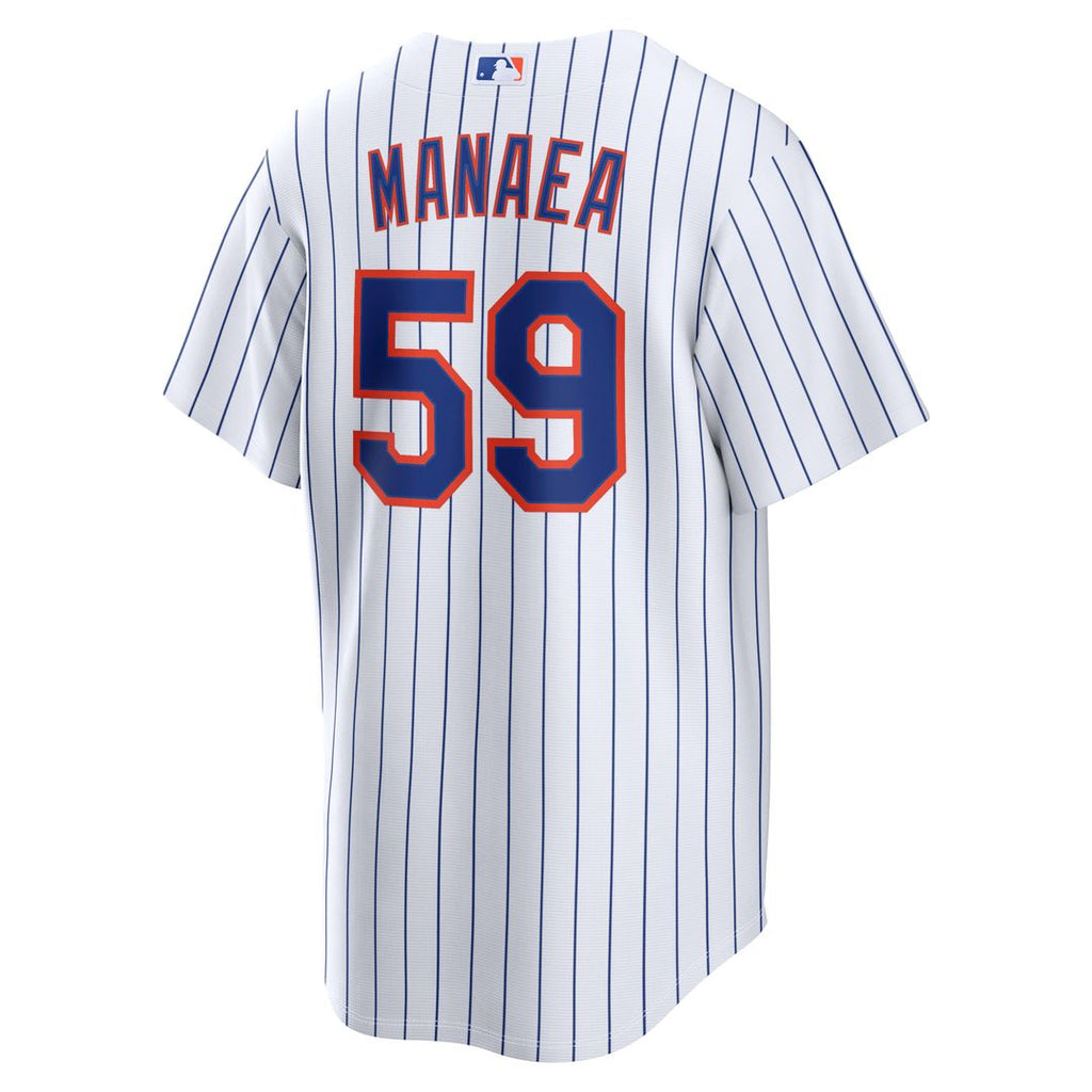 Men's New York Mets Sean Manaea White Home Replica MLB Baseball Jersey - view 3
