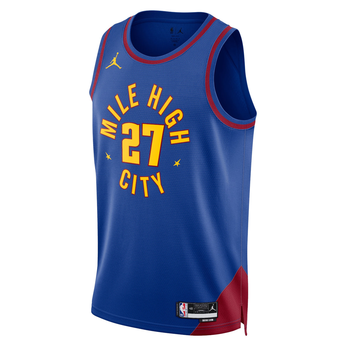 Unisex Jamal Murray Denver Nuggets Statement Edition Swingman NBA Basketball Jersey - Blue - view 2