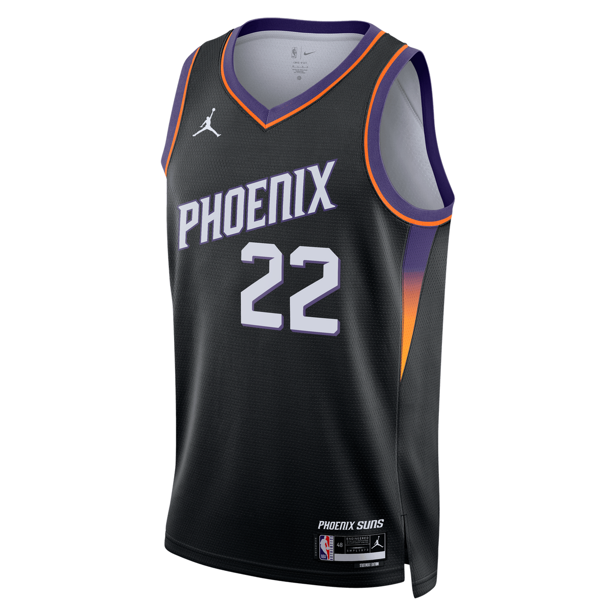 Unisex Miles Bridges Phoenix Suns Statement Edition NBA Basketball Jersey - Black - view 3