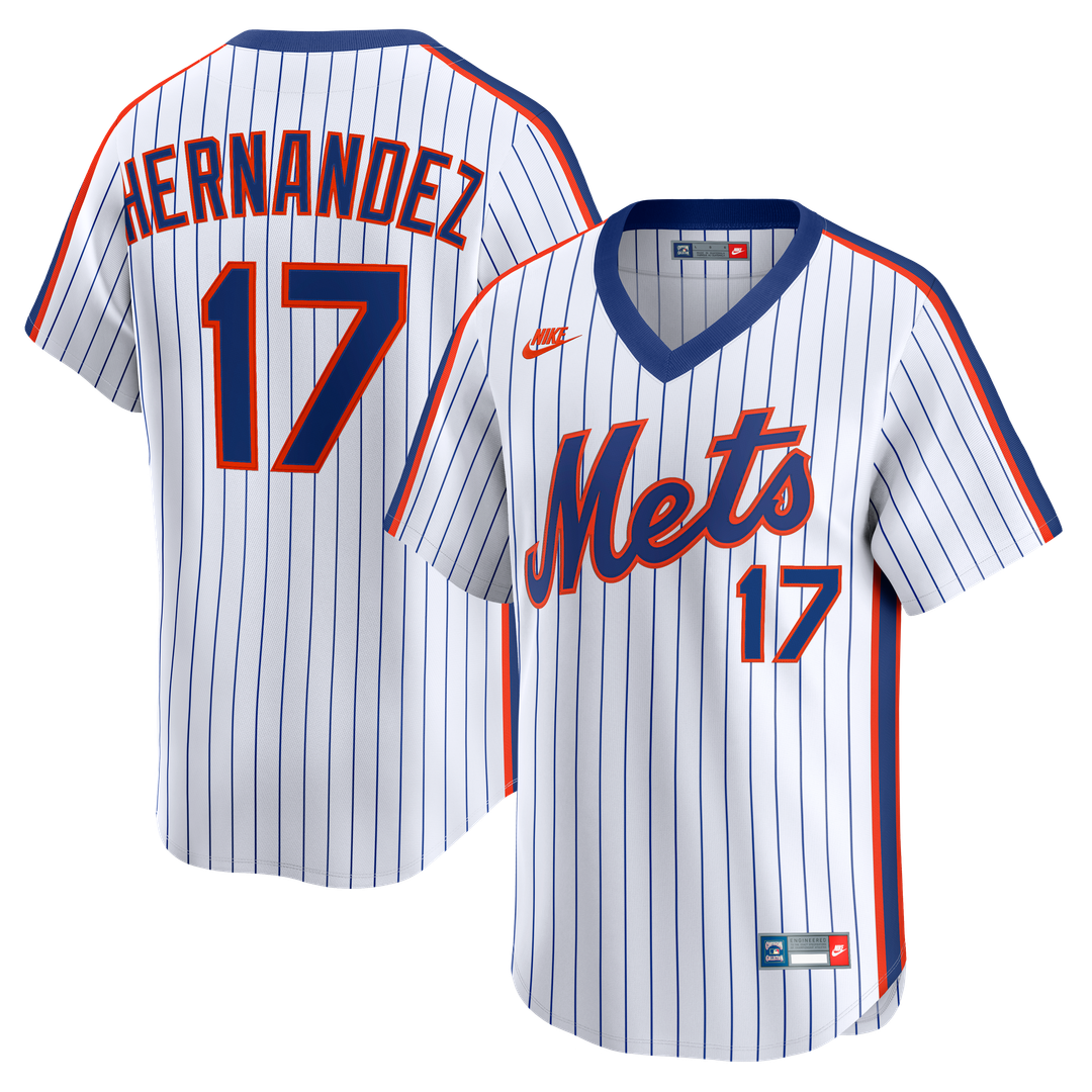 Men's New York Mets Keith Hernandez White Cooperstown Collection Limited MLB Baseball Jersey - view 1