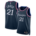 Unisex Joel Embiid Philadelphia 76ers 2025/26 City Edition Swingman NBA Basketball Jersey - Navy - view 1