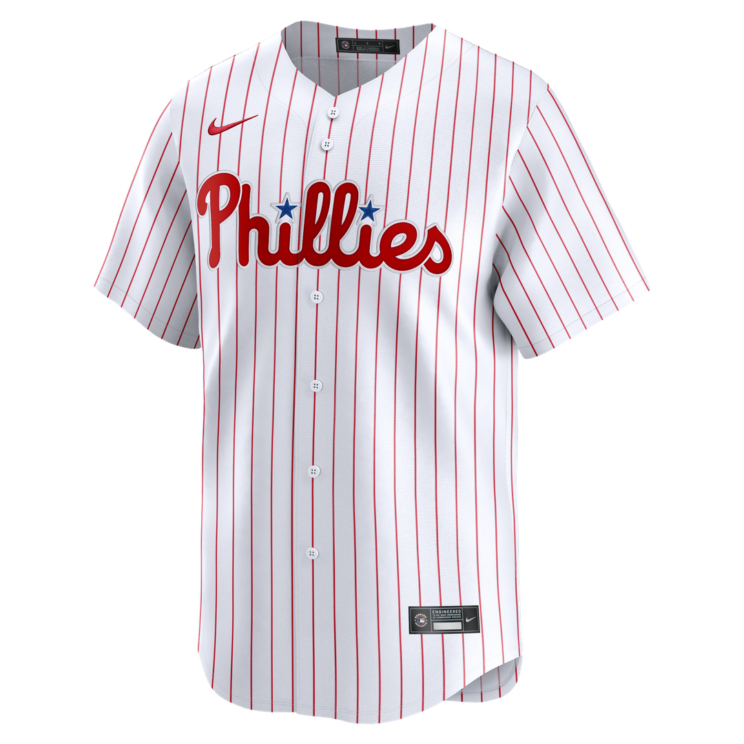 Men's Philadelphia Phillies White Home Limited MLB Baseball Jersey - view 18