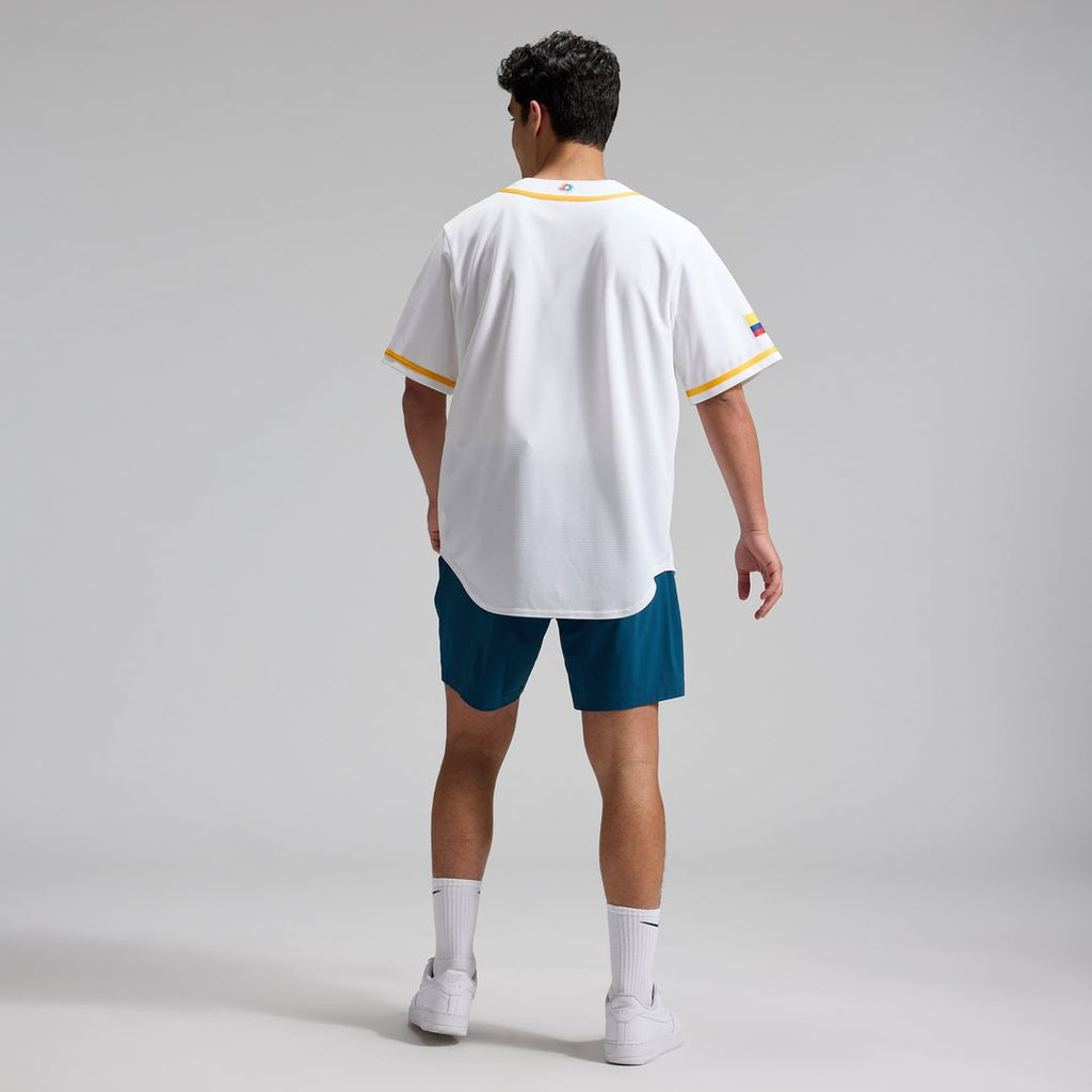 Men's Colombia Baseball White 2026 World Baseball Classic Home Stadium MLB Baseball Jersey - view 4
