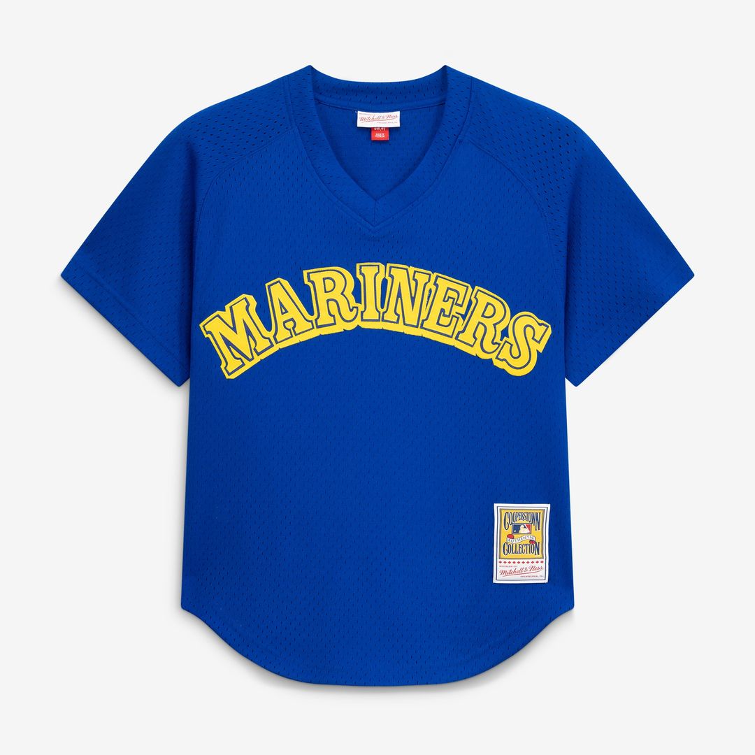 Men's Seattle Mariners Ken Griffey Jr. Royal Batting Practice MLB Baseball Jersey - view 2