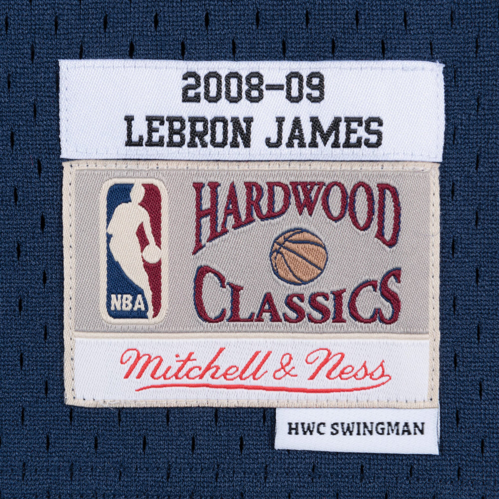 Men's Cleveland Cavaliers Swingman NBA Basketball Jersey Alternate Lebron James 2008-09 - view 4