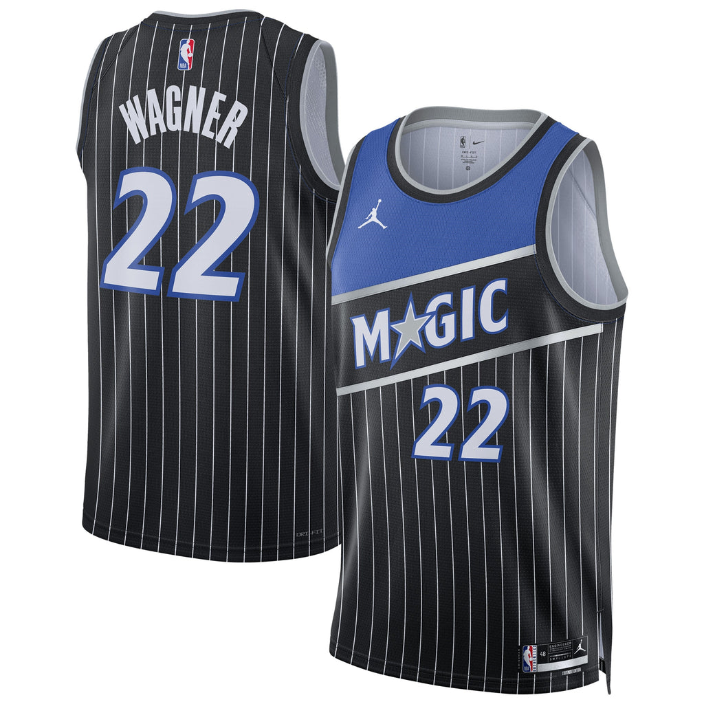 Unisex Franz Wagner Orlando Magic Statement Edition Swingman NBA Basketball Jersey - Black - view 1