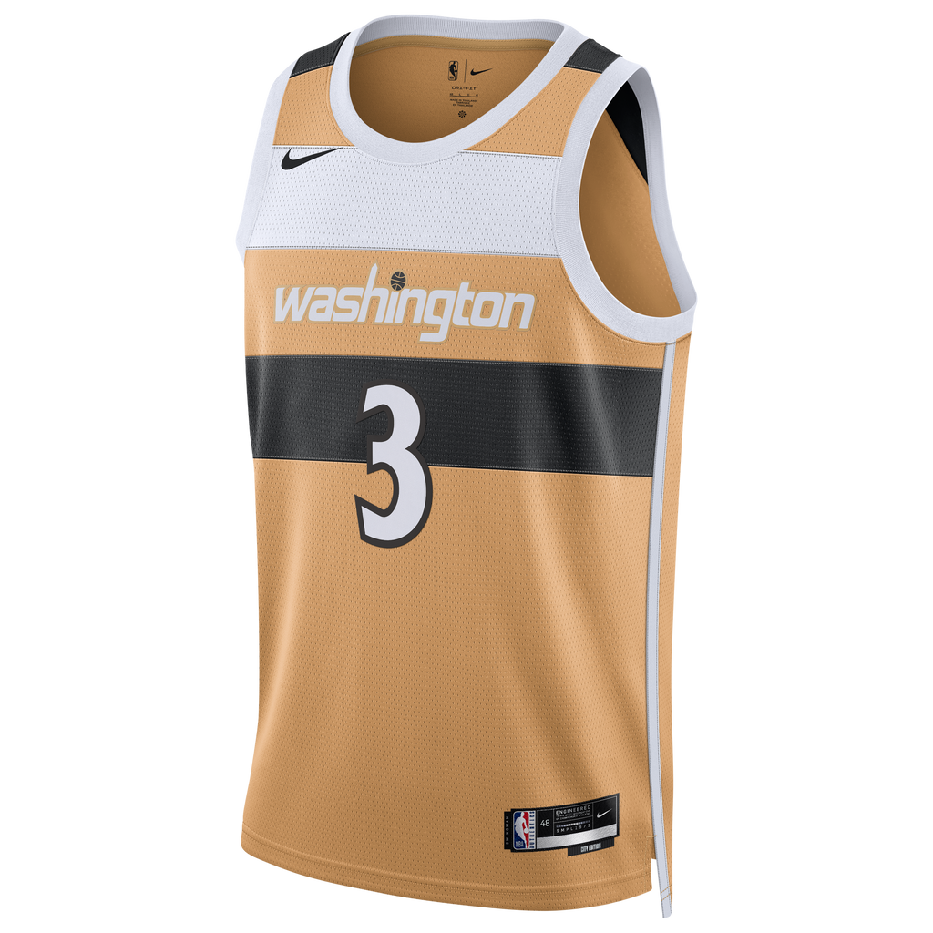 Unisex Trae Young Washington Wizards 2025/26 City Edition Swingman NBA Basketball Jersey - Tan - view 3