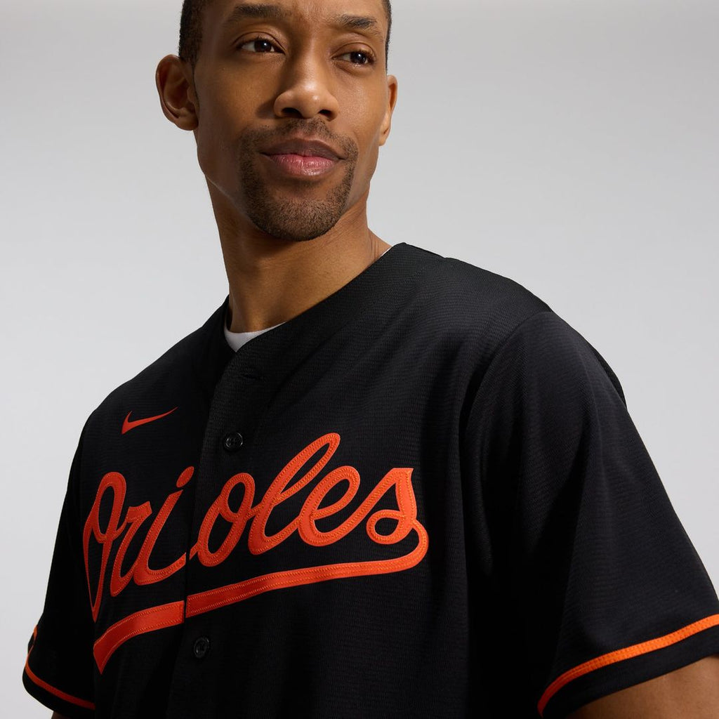 Men's Baltimore Orioles White Home Replica MLB Baseball Jersey - view 40