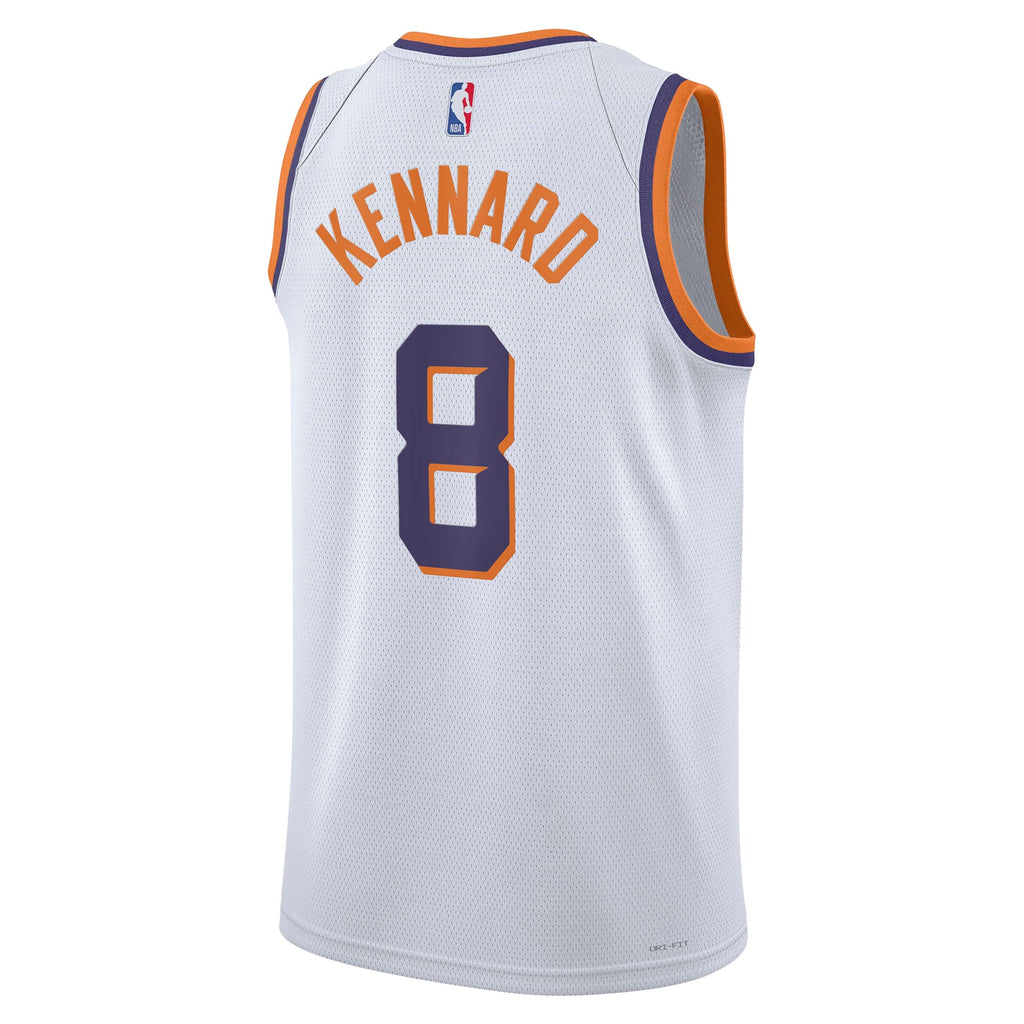 Unisex Luke Kennard Phoenix Suns Association Edition Swingman NBA Basketball Jersey - White - view 4