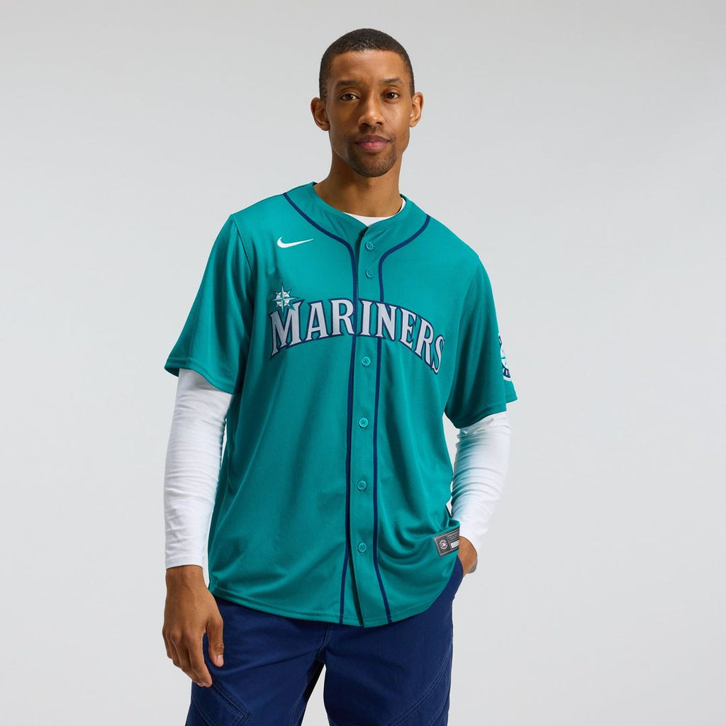 Men's Seattle Mariners Cal Raleigh Teal Alternate Limited MLB Baseball Jersey - view 3