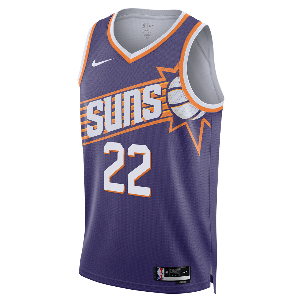 Unisex Miles Bridges Phoenix Suns Icon Edition Swingman NBA Basketball Jersey - Purple - view 3