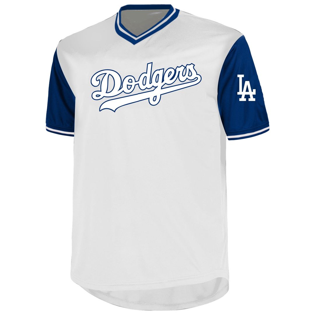 Men's Los Angeles Dodgers Mookie Betts White Big & Tall Name & Number MLB Baseball Jersey - view 2