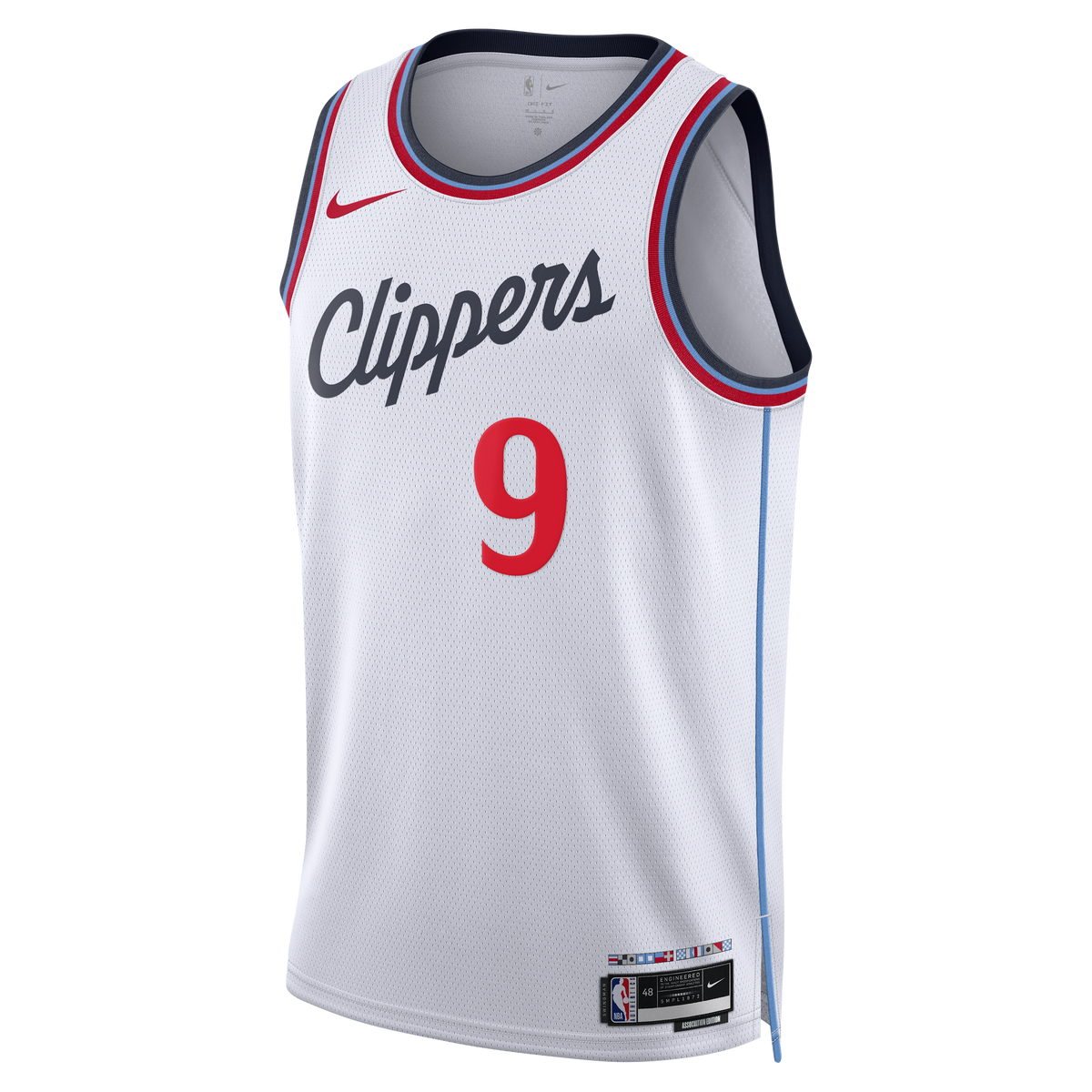 Unisex Bennedict Mathurin Los Angeles Clippers Replica Association Edition Swingman NBA Basketball Jersey - White - view 3