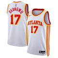 Unisex Onyeka Okongwu Atlanta Hawks Association Edition Swingman NBA Basketball Jersey - White - view 1