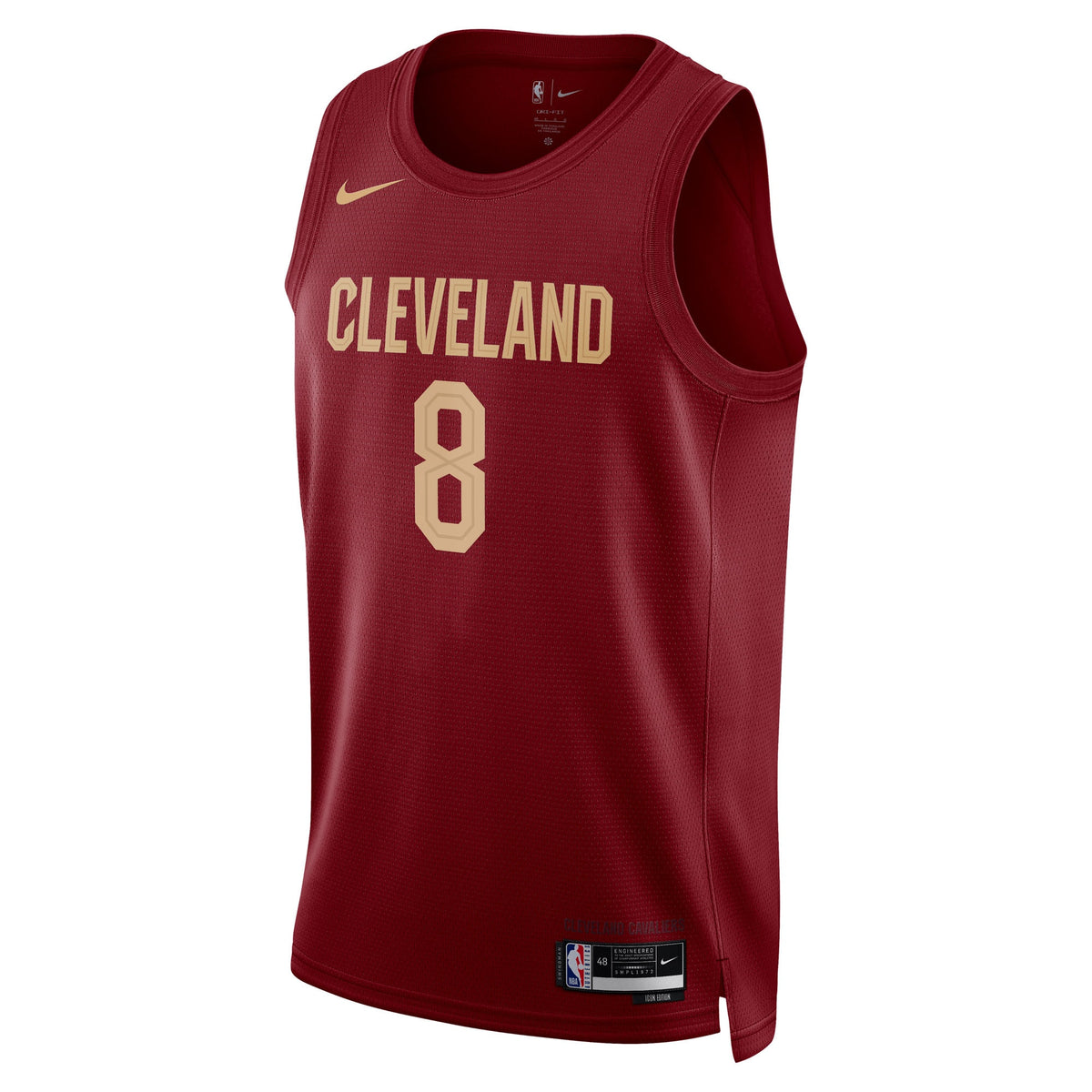 Unisex Dennis Schröder Cleveland Cavaliers Icon Edition Swingman NBA Basketball Jersey - Wine - view 3
