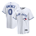 Men's Toronto Blue Jays Andrés Giménez White Home Replica MLB Baseball Jersey - view 1