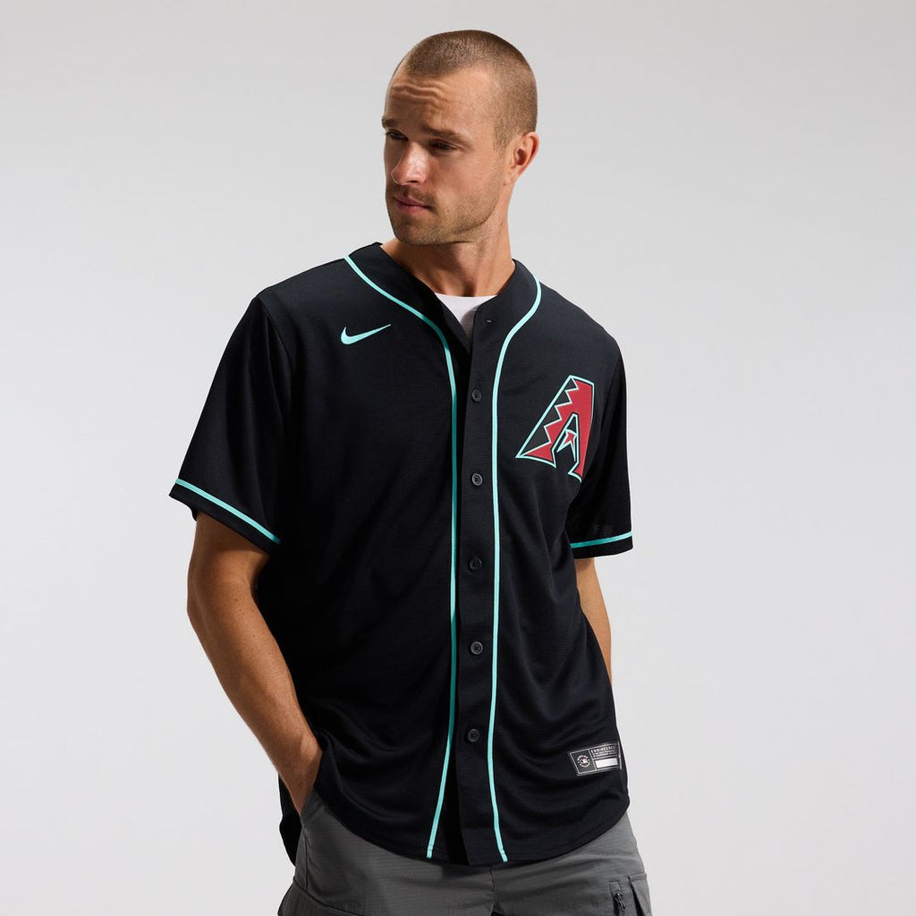 Men's Arizona Diamondbacks Corbin Carroll Crimson Alternate 2 Replica MLB Baseball Jersey - view 45