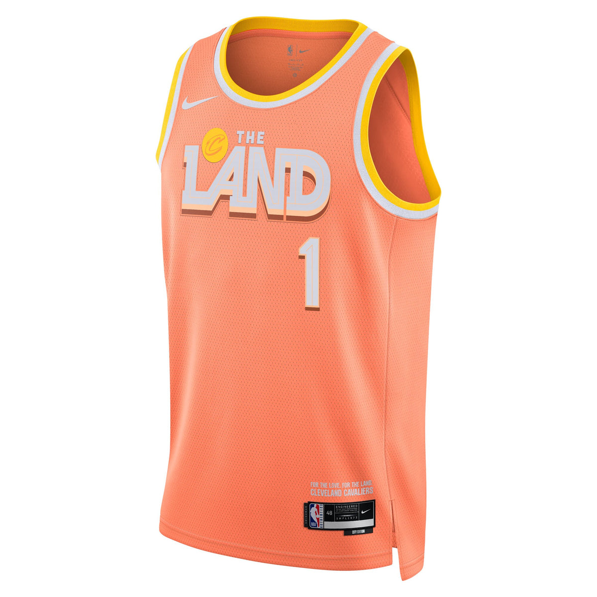 Unisex Max Strus Cleveland Cavaliers 2025/26 City Edition Swingman NBA Basketball Jersey - Orange - view 3