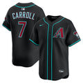 Men's Arizona Diamondbacks Corbin Carroll Black Alternate Limited MLB Baseball Jersey - view 4