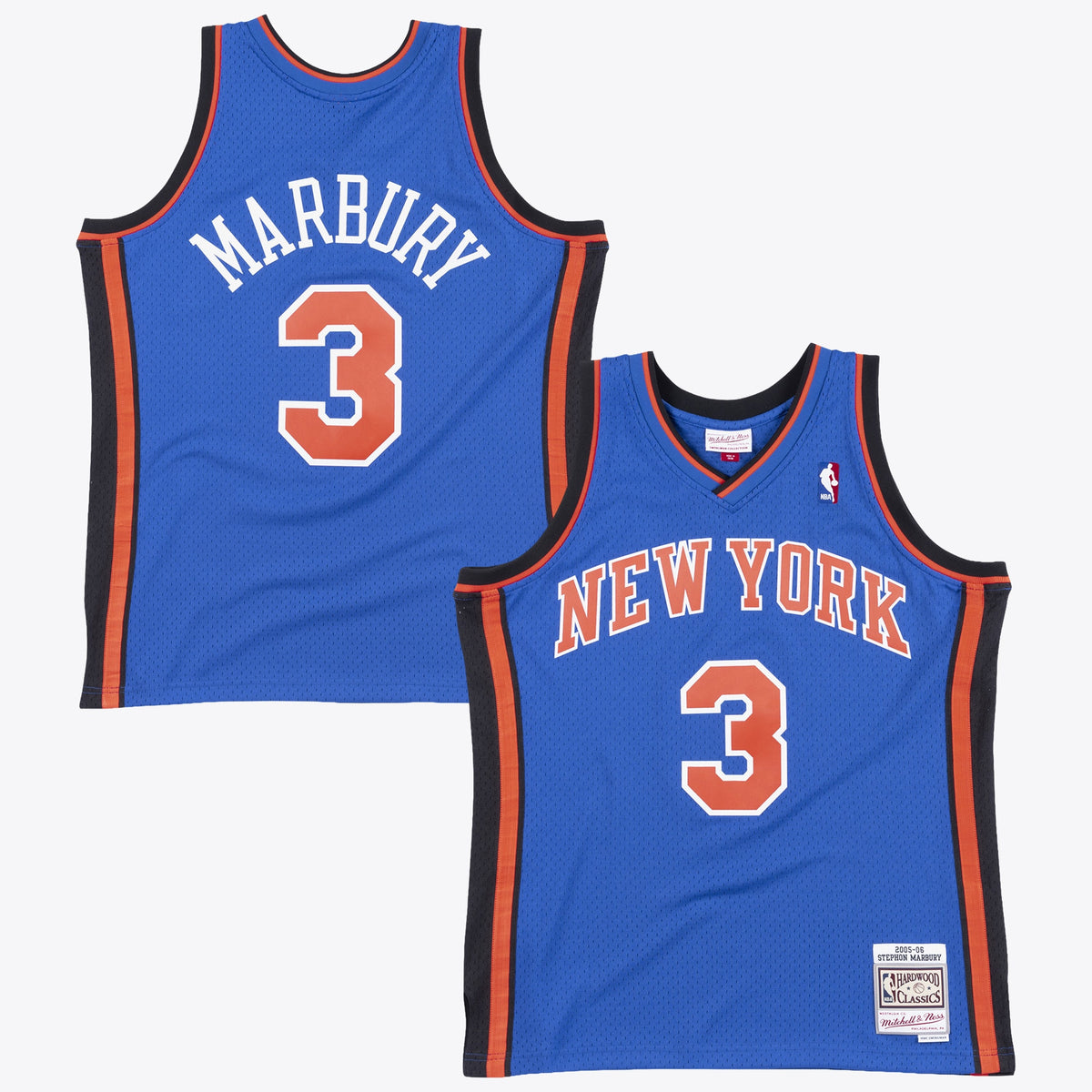 Men's New York Knicks Stephon Marbury 2006 Swingman NBA Basketball Jersey - Royal Blue - view 1