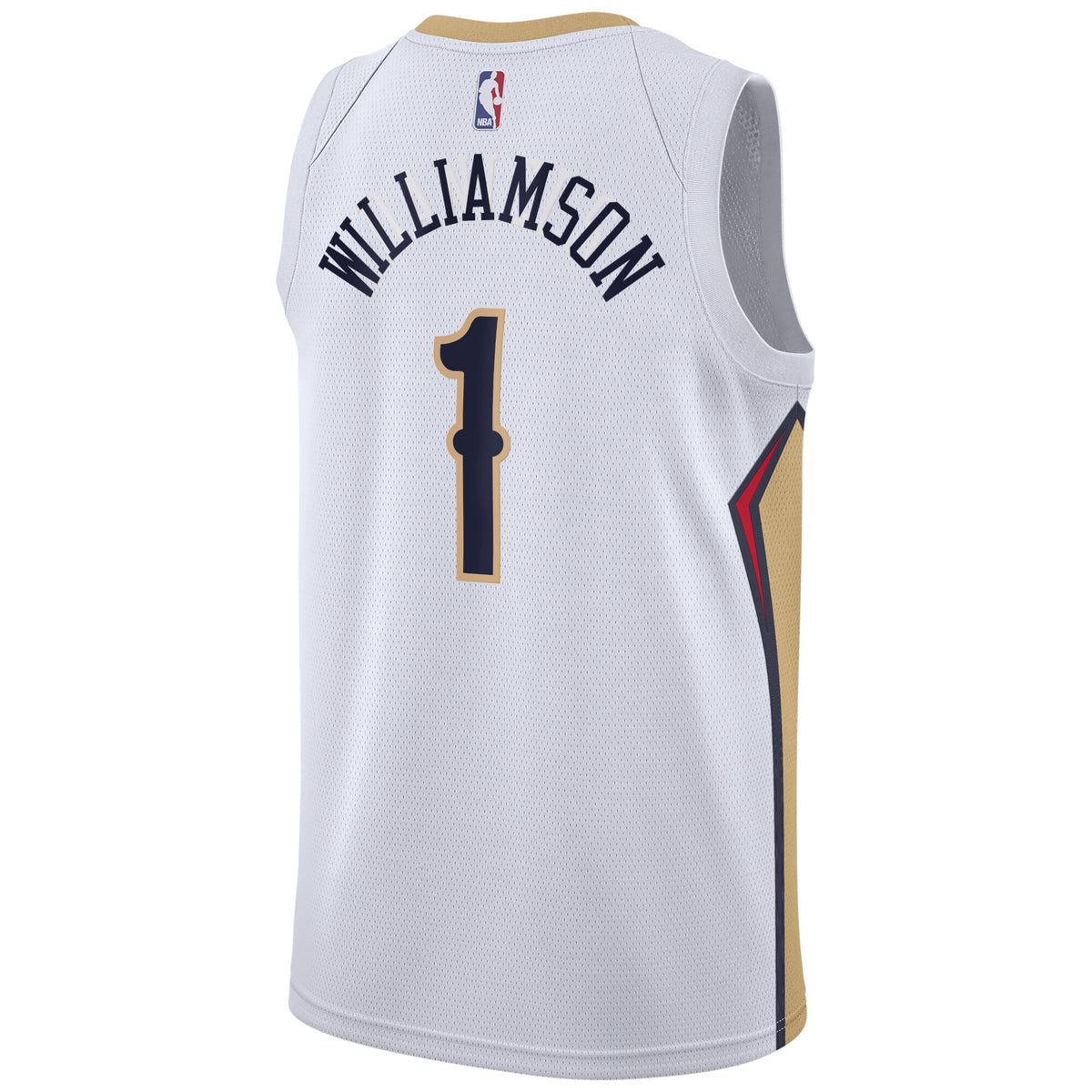 Unisex Zion Williamson New Orleans Pelicans Association Edition Swingman NBA Basketball Jersey - White - view 3