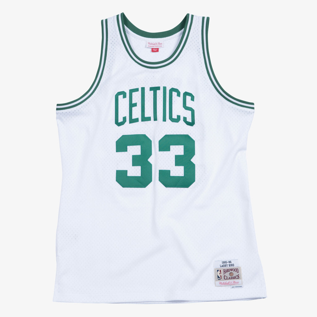 Men's Boston Celtics Swingman NBA Basketball Jersey Home Larry Bird 1985-86 - view 2