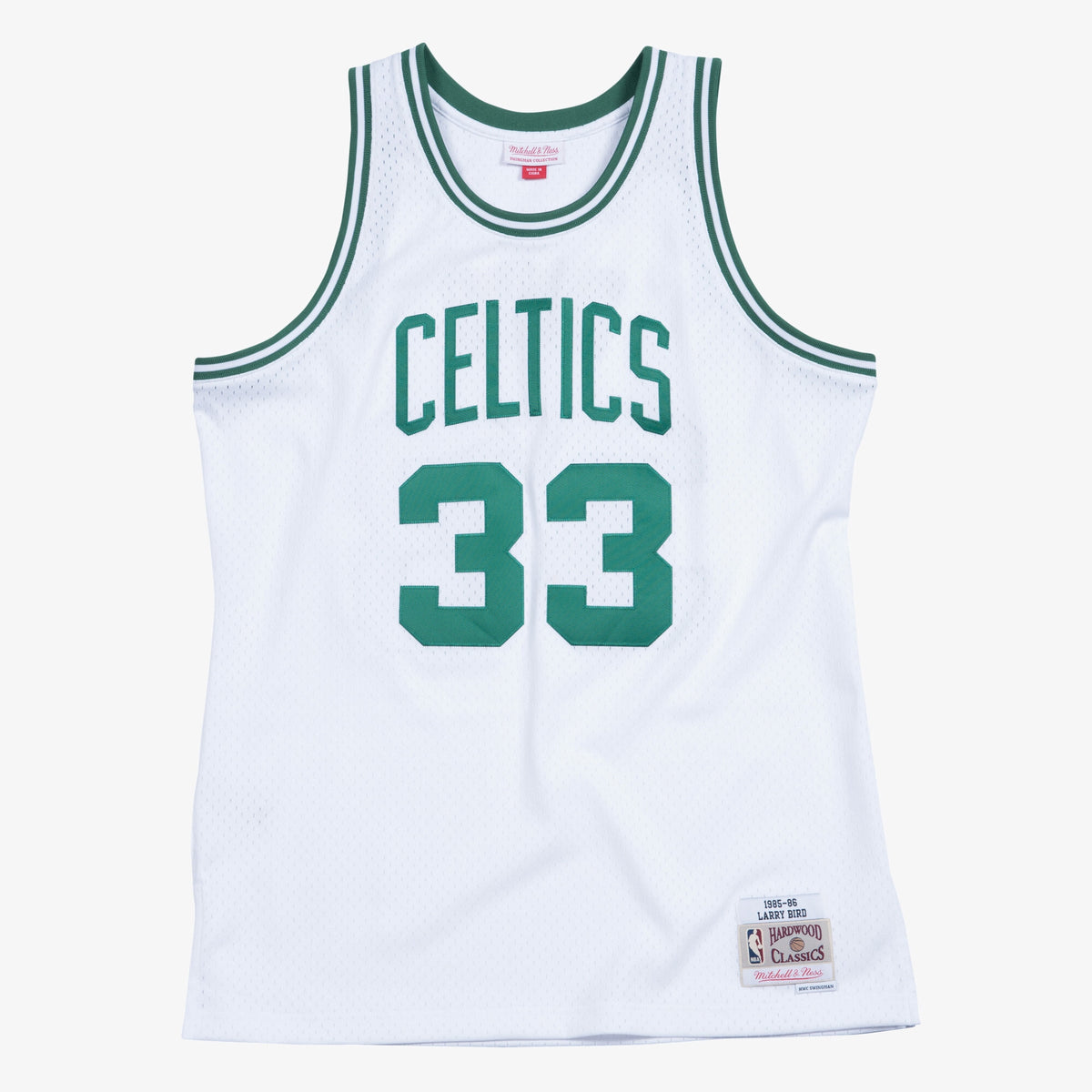 Men's Boston Celtics Swingman NBA Basketball Jersey Home Larry Bird 1985-86 - view 2