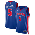 Unisex Ron Holland II Detroit Pistons Icon Swingman Jersey NBA 2024 Draft First Round Pick - Blue - view 1