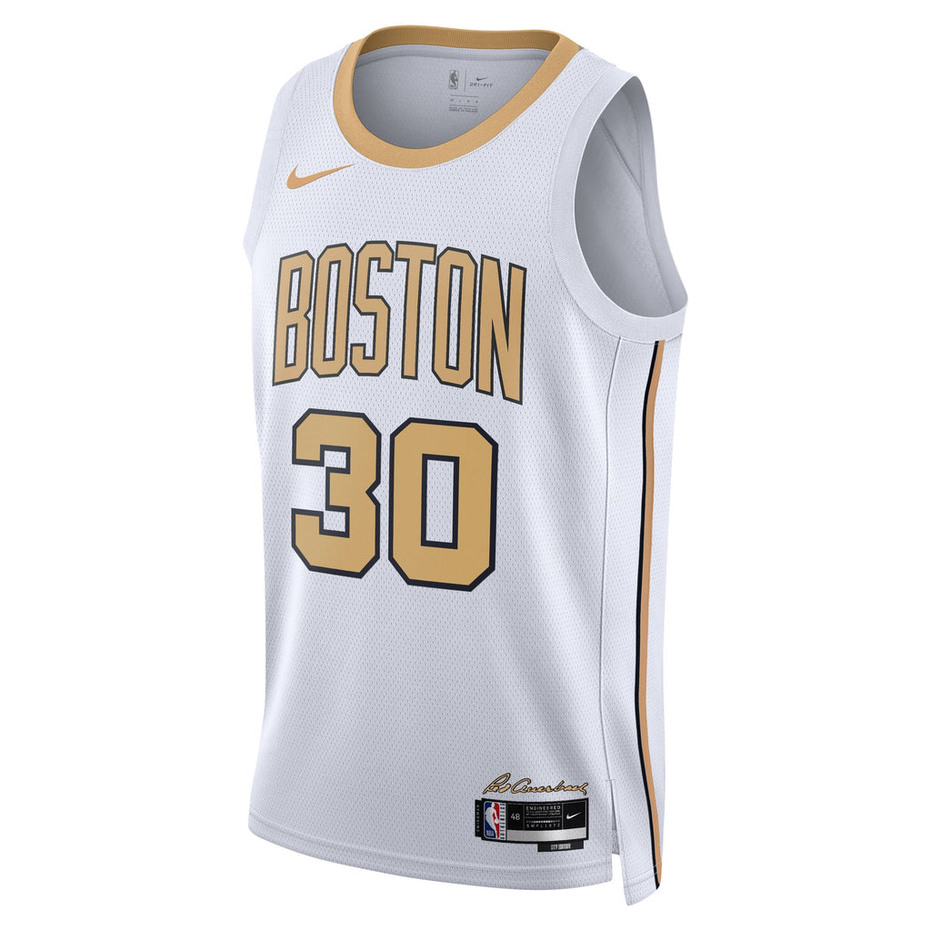 Unisex Sam Hauser Boston Celtics 2025/26 City Edition Swingman NBA Basketball Jersey - White - view 3