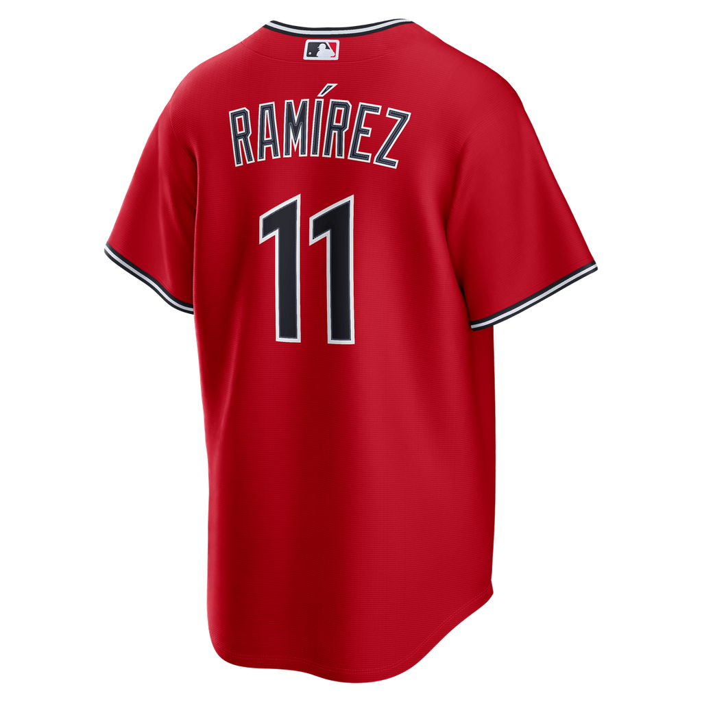 Men's Cleveland Guardians José Ramírez Red Alternate Replica MLB Baseball Jersey - view 3