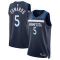 Unisex Anthony Edwards Minnesota Timberwolves Icon Edition Swingman NBA Basketball Jersey - Navy - view 1