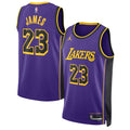 Unisex Los Angeles Lakers Statement Edition Swingman NBA Basketball Jersey - Lebron James - view 1