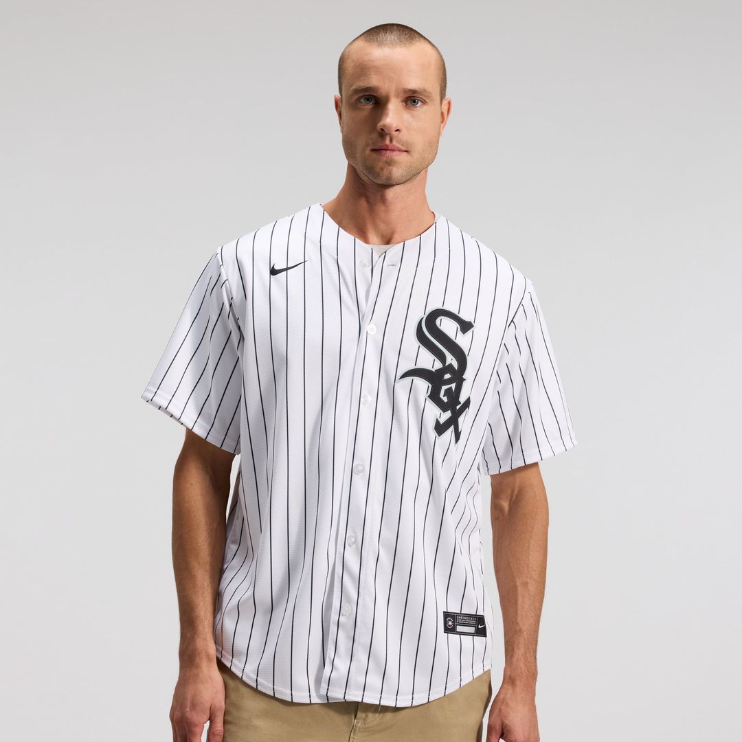 Men's Chicago White Sox Black Alternate Replica MLB Baseball Jersey - view 23